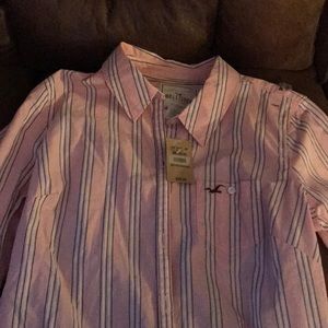 Hollister button down shirt new with tags Medium